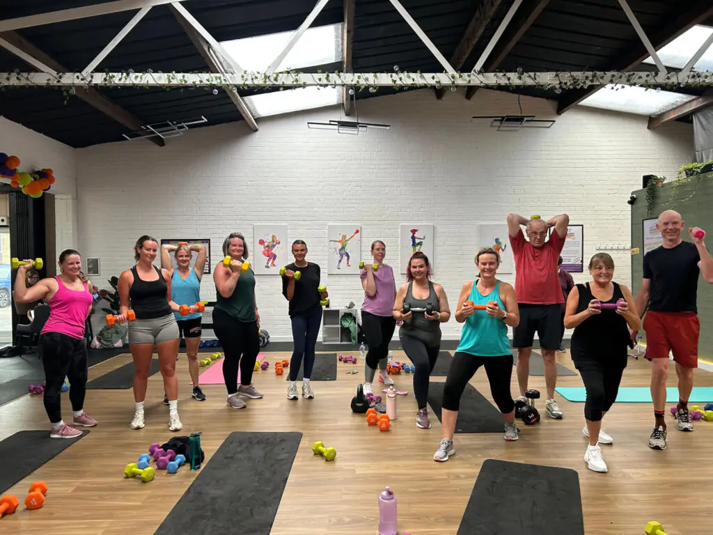 group fitness class body conditioning