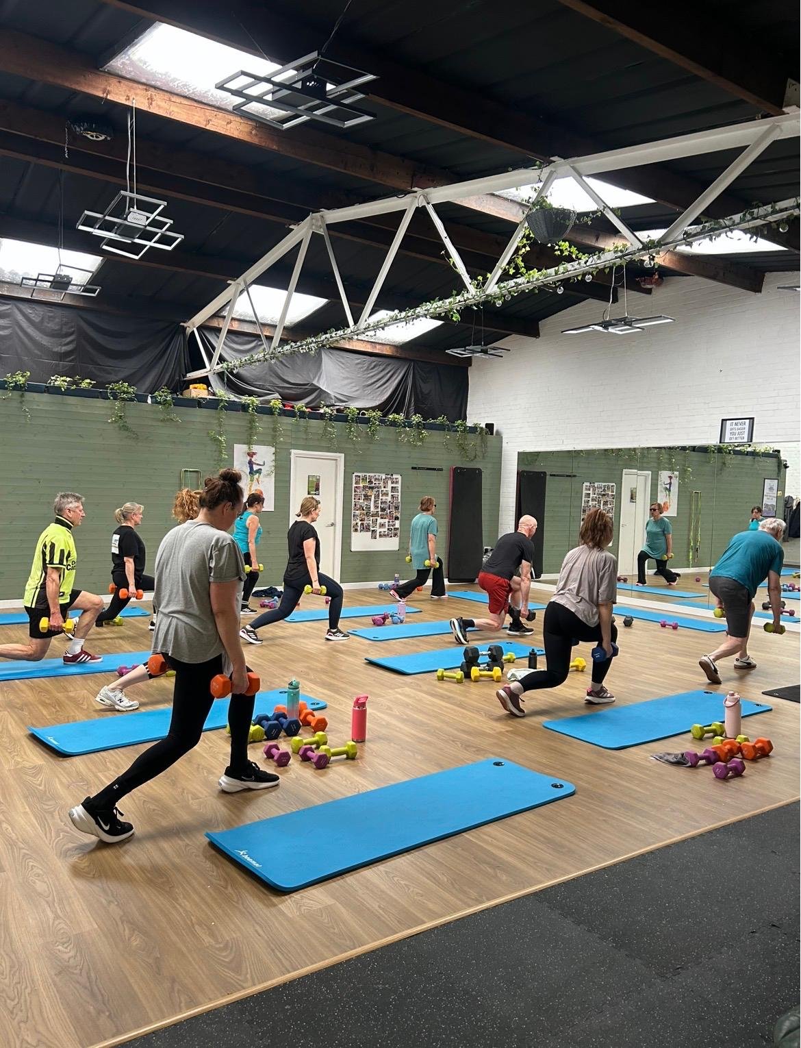 fitness class for begginers