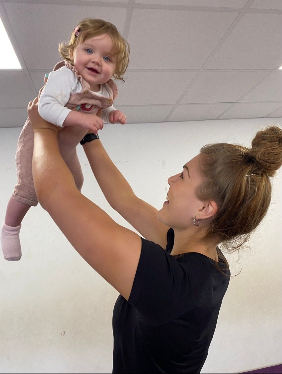 fitness class for mum and child